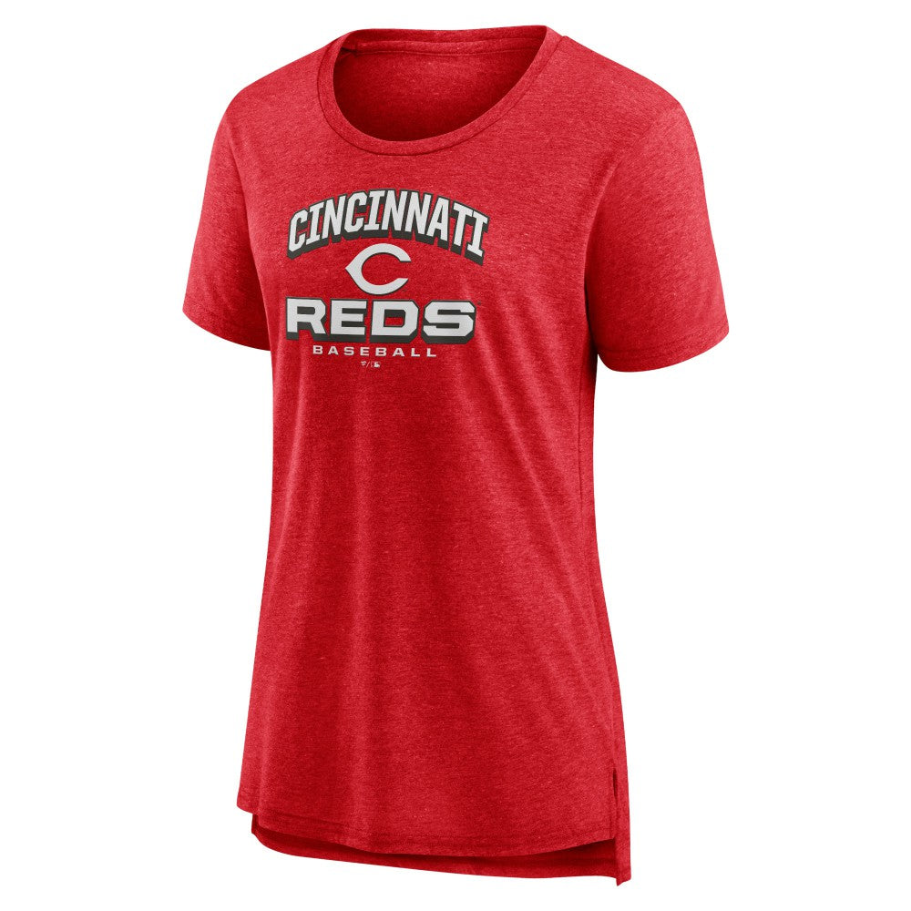 MLB Cincinnati Reds Women's Arch Tri-Blend T-Shirt