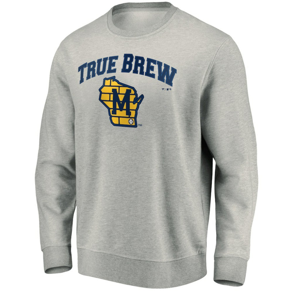MLB Milwaukee Brewers Heater Pullover Sweatshirt