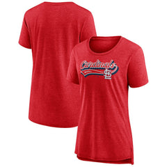 MLB St. Louis Cardinals Women's League Leader Tri-Blend T-Shirt