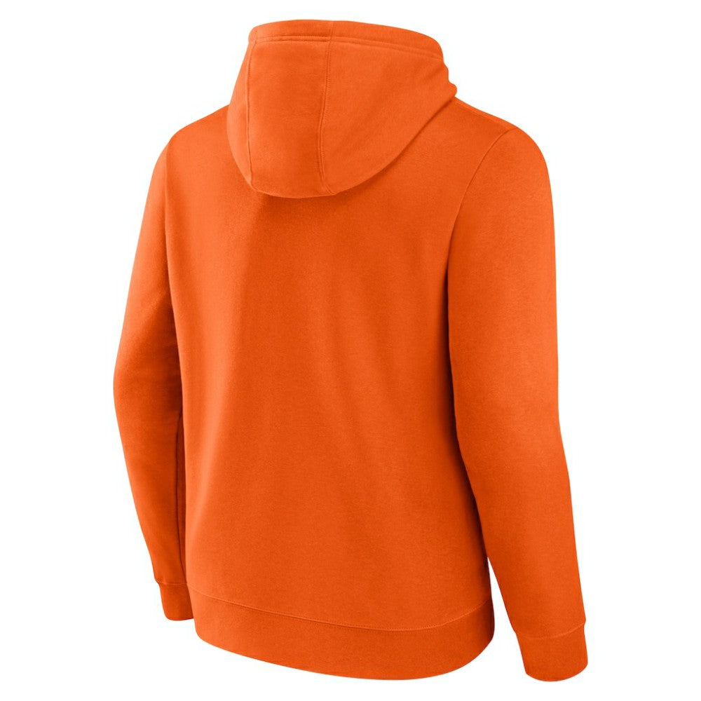 NHL Orange Anaheim Ducks Fanatics Primary Logo Fleece Pullover Hoodie