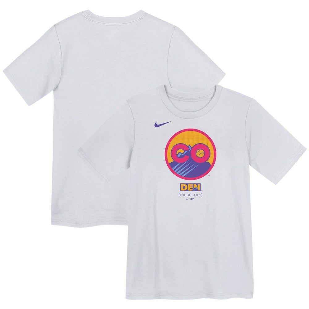 MLB Colorado Rockies Nike Preschool 2025 City Connect Logo T-Shirt