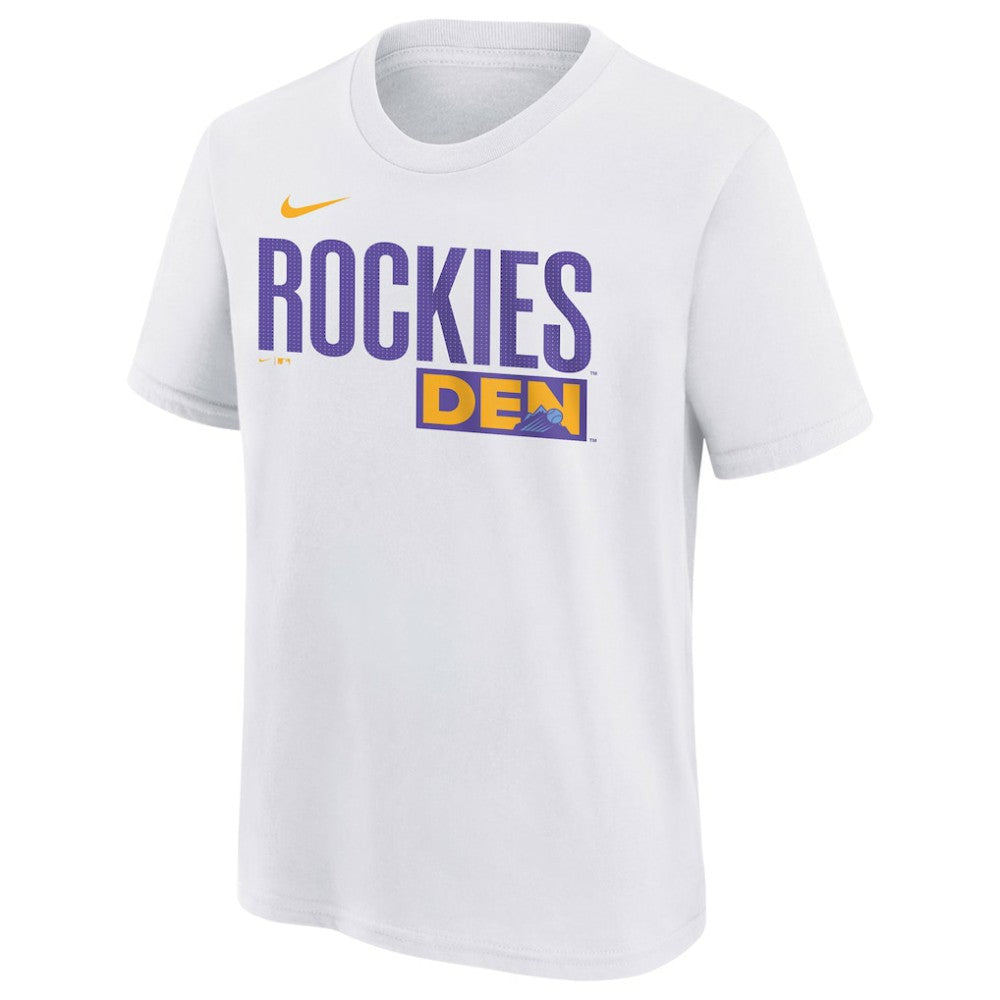 MLB Colorado Rockies Nike Youth 2025 City Connect Wordmark T-Shirt