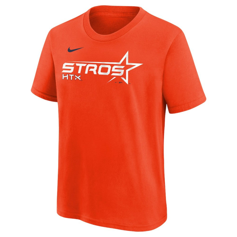 MLB Houston Astros Nike Youth 2025 City Connect Wordmark T-Shirt