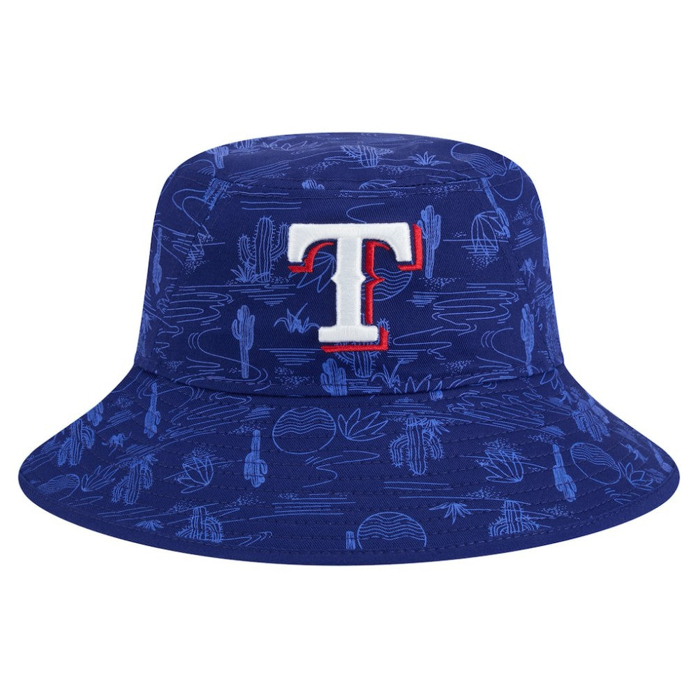 MLB Texas Rangers New Era 2025 Spring Training All Over Print Bucket Hat