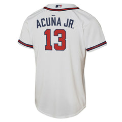 MLB Ronald Acuna Jr. Atlanta Braves Nike Youth Home Replica Player Jersey
