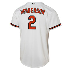 MLB Gunnar Henderson Baltimore Orioles Nike Youth Home Replica Player Jersey