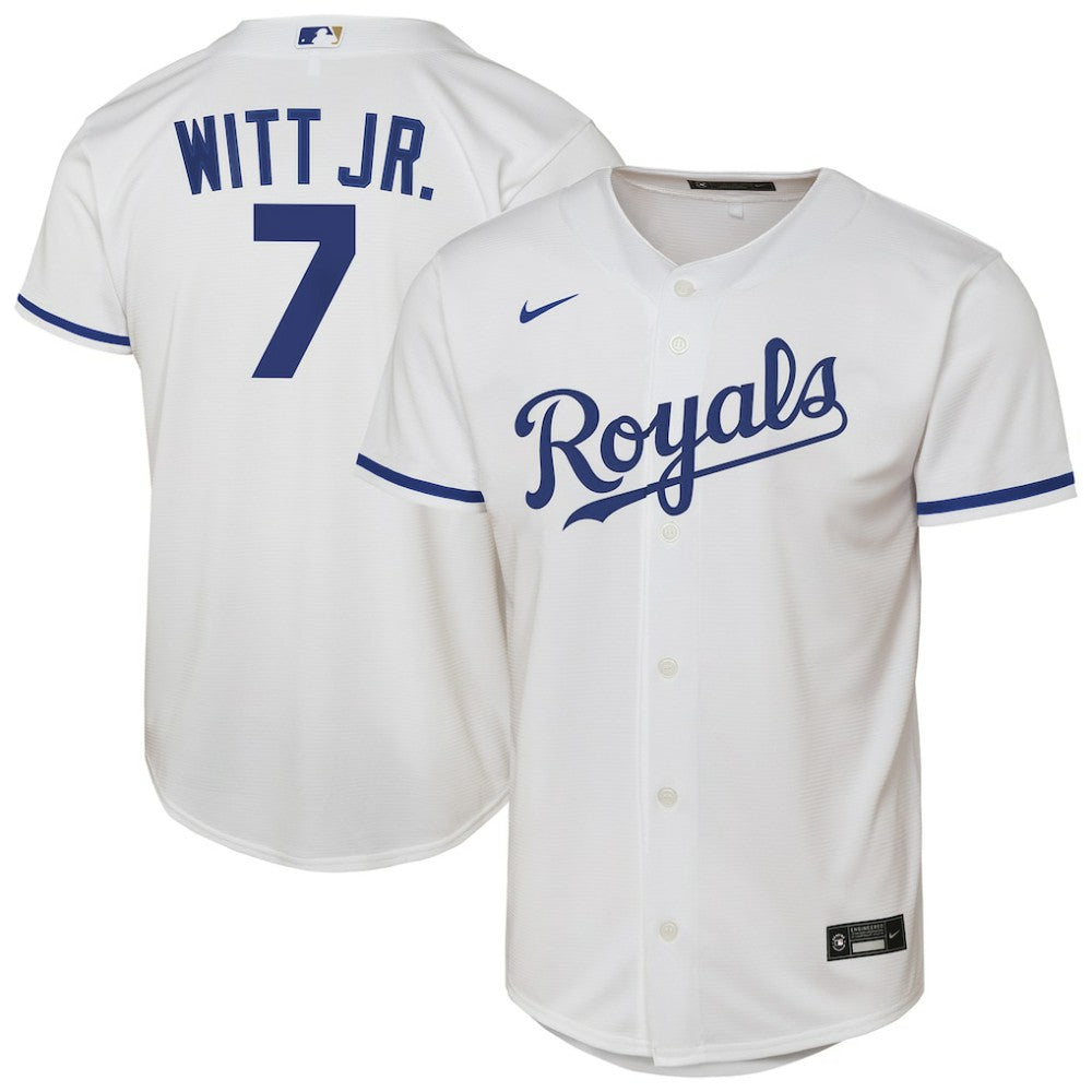 MLB Bobby Witt Jr. Kansas City Royals Nike Youth Home Replica Player Jersey