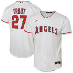 MLB Mike Trout Los Angeles Angels Nike Youth Home Replica Player Jersey