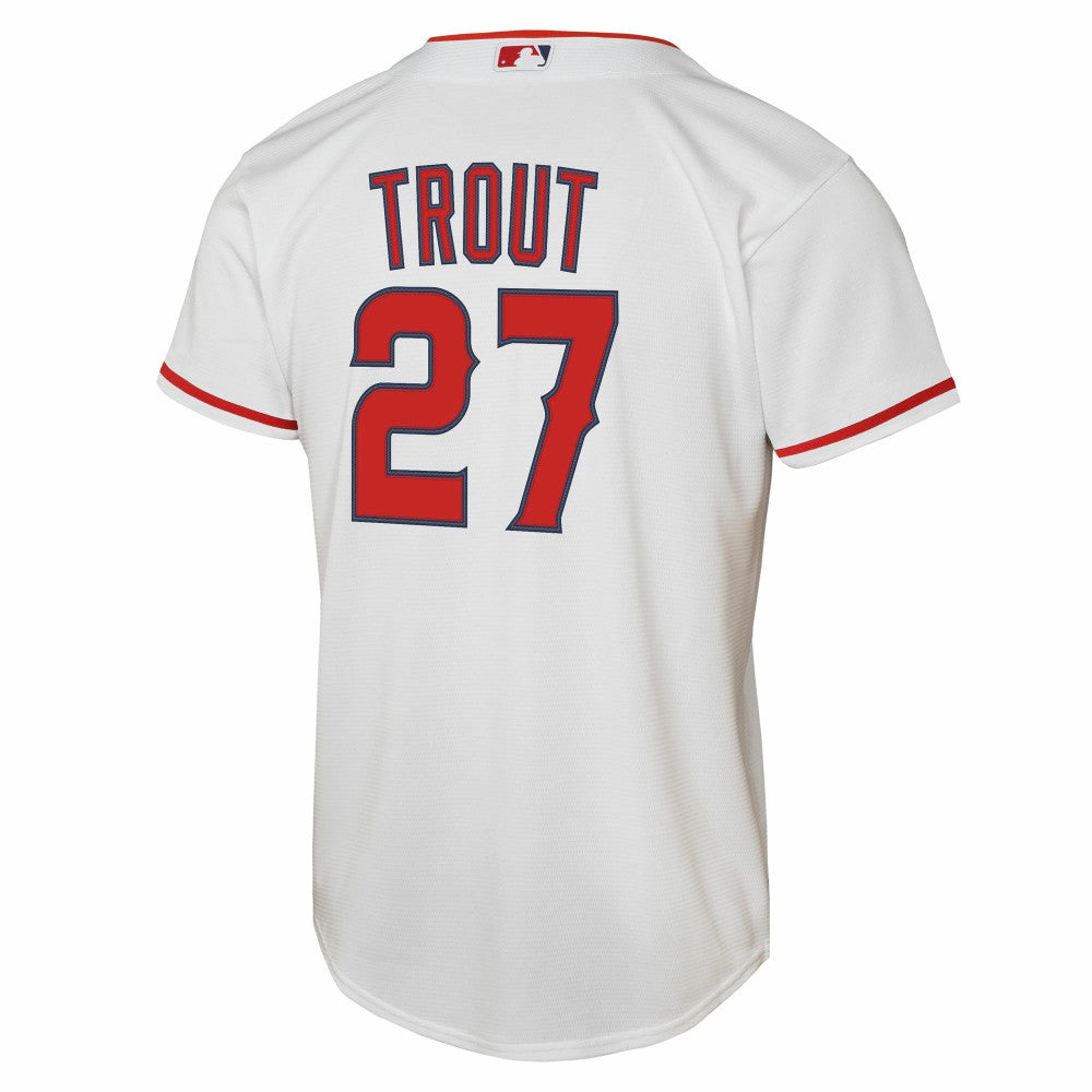 MLB Mike Trout Los Angeles Angels Nike Youth Home Replica Player Jersey