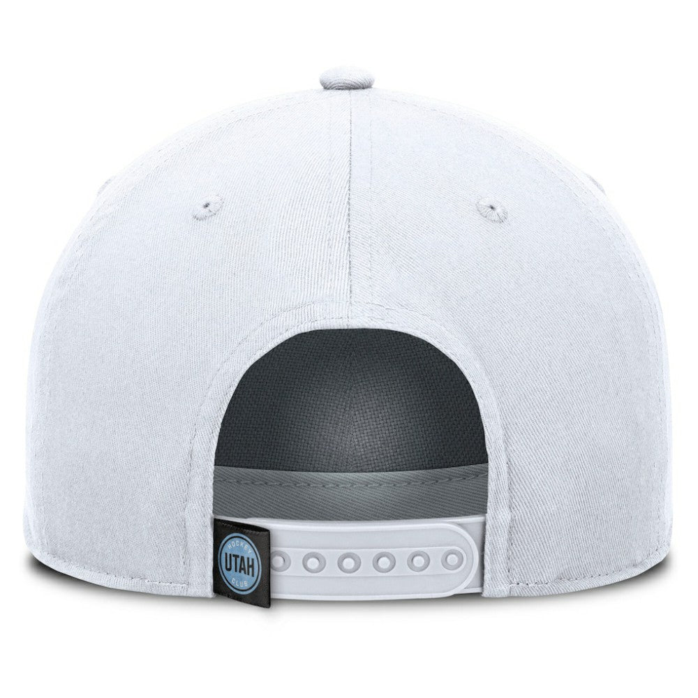 NHL White Utah Hockey Club Fanatics Rope A-Frame Adjustable Hat