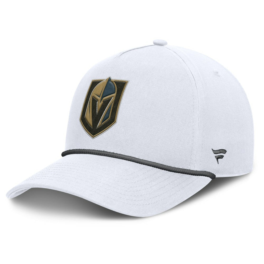 NHL White Vegas Golden Knights Fanatics Rope A-Frame Adjustable Hat
