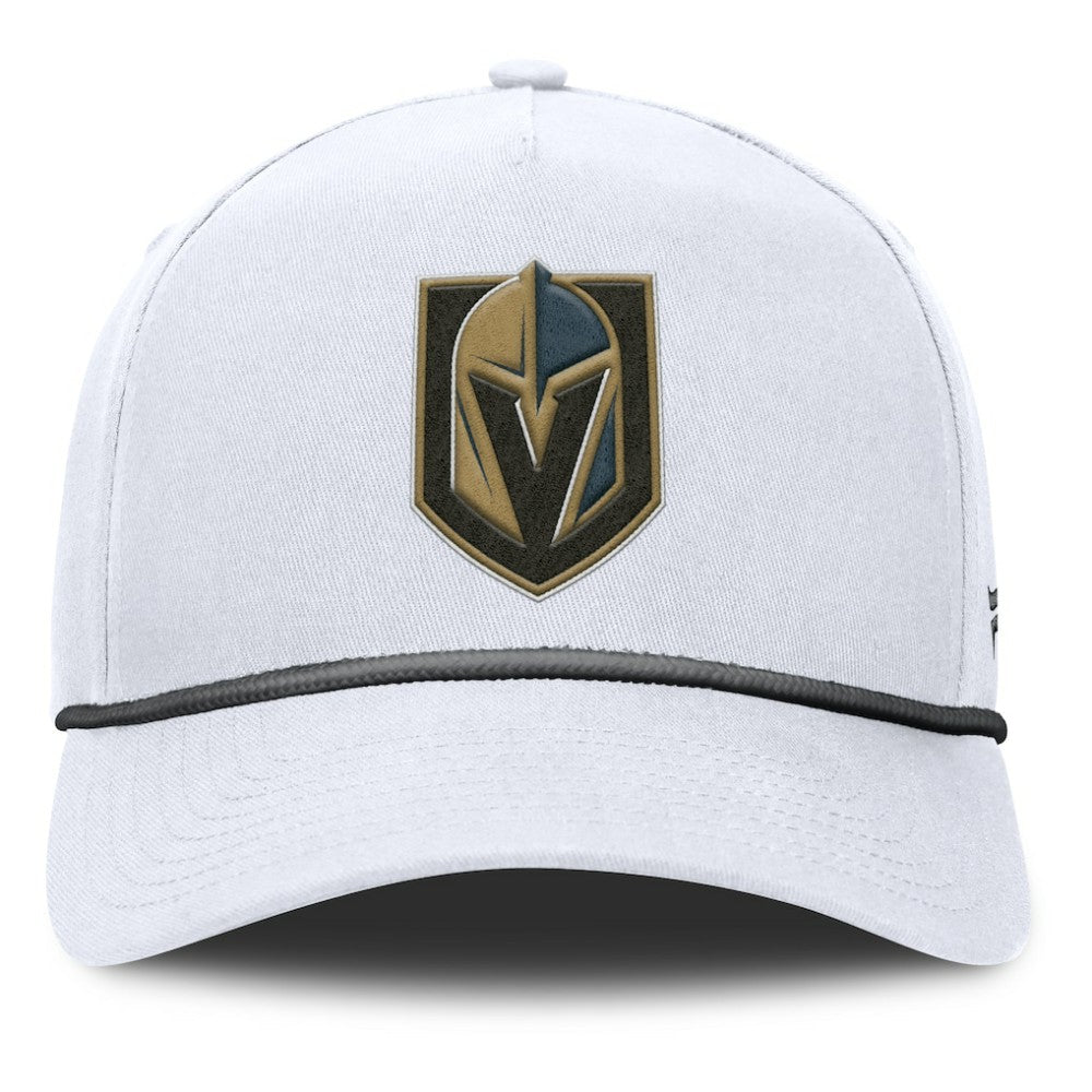 NHL White Vegas Golden Knights Fanatics Rope A-Frame Adjustable Hat