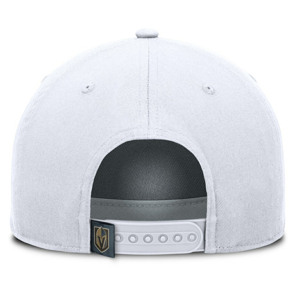 NHL White Vegas Golden Knights Fanatics Rope A-Frame Adjustable Hat