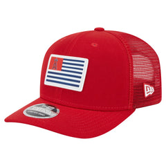 MLB Los Angeles Angels New Era Flag 9SEVENTY Stretch-Snap Hat