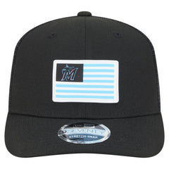 MLB Miami Marlins New Era Flag 9SEVENTY Stretch-Snap Hat