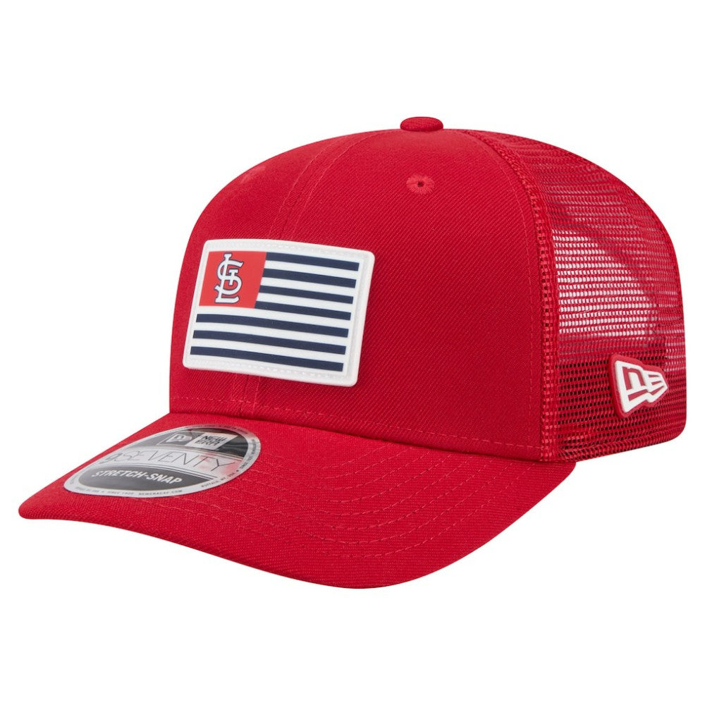MLB St. Louis Cardinals New Era Flag 9SEVENTY Stretch-Snap Hat