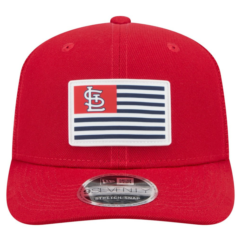 MLB St. Louis Cardinals New Era Flag 9SEVENTY Stretch-Snap Hat