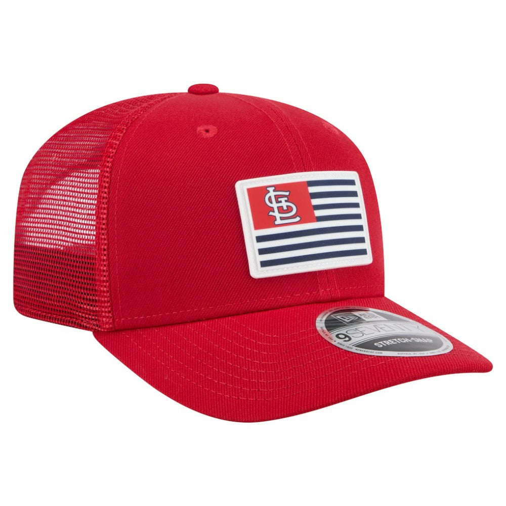 MLB St. Louis Cardinals New Era Flag 9SEVENTY Stretch-Snap Hat