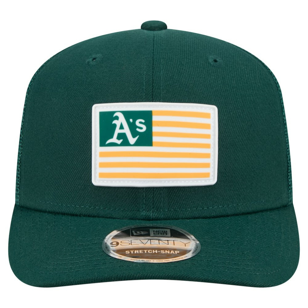 MLB Athletics New Era Flag 9SEVENTY Stretch-Snap Hat