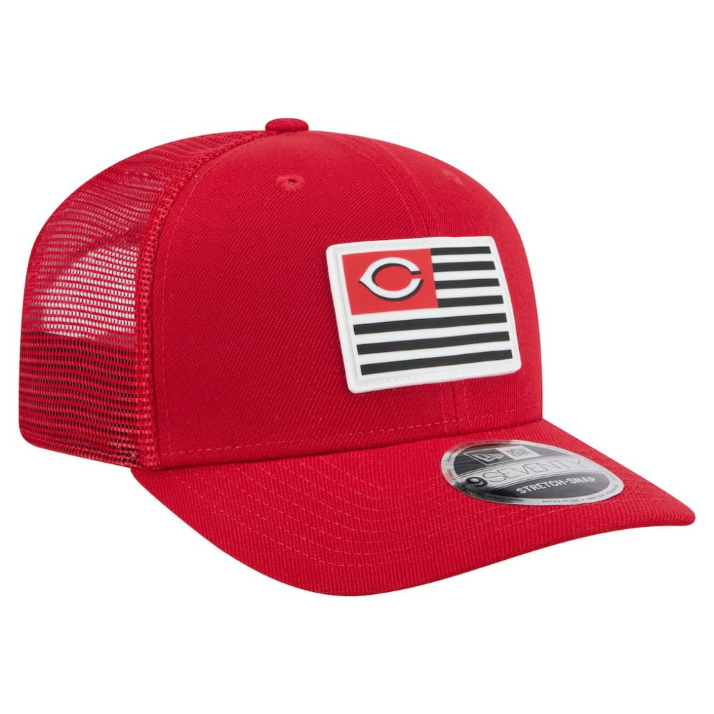 MLB Cincinnati Reds New Era Flag 9SEVENTY Stretch-Snap Hat