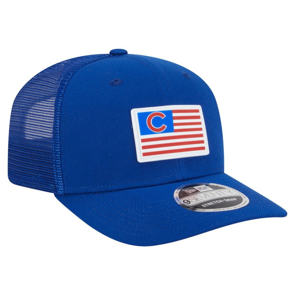MLB Chicago Cubs New Era Flag 9SEVENTY Stretch-Snap Hat
