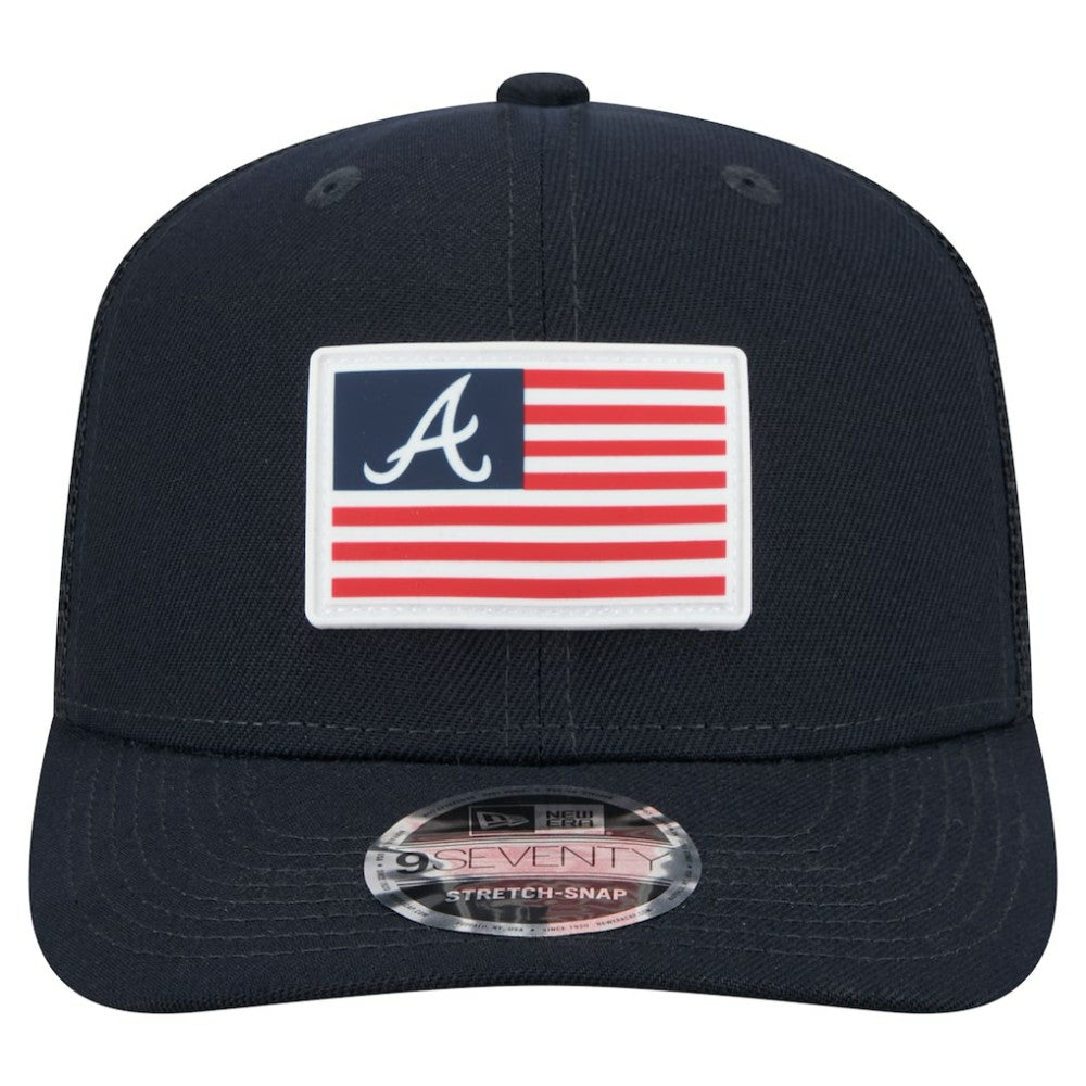 MLB Atlanta Braves New Era Flag 9SEVENTY Stretch-Snap Hat