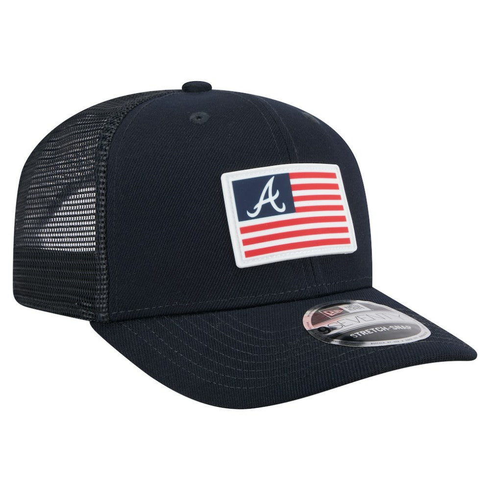 MLB Atlanta Braves New Era Flag 9SEVENTY Stretch-Snap Hat