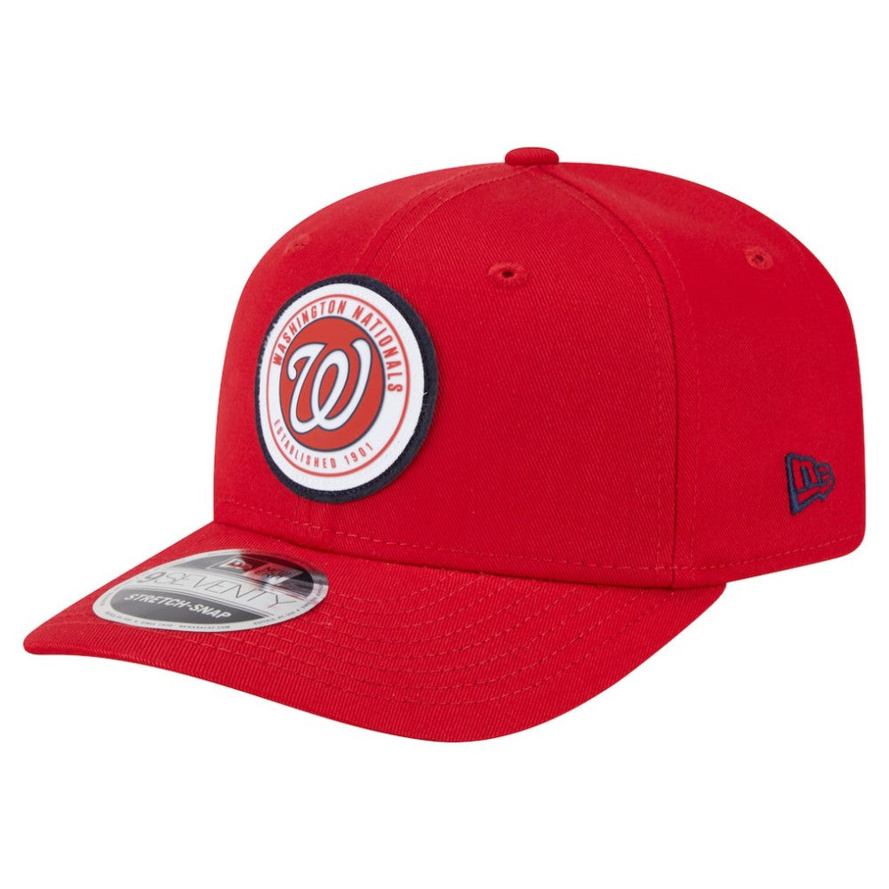 MLB Washington Nationals New Era Circle Patch 9SEVENTY Stretch-Snap Hat