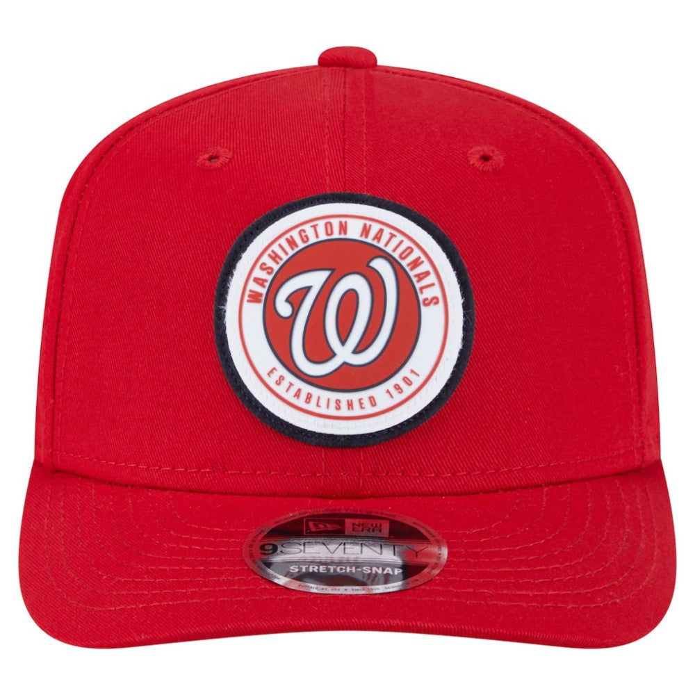 MLB Washington Nationals New Era Circle Patch 9SEVENTY Stretch-Snap Hat