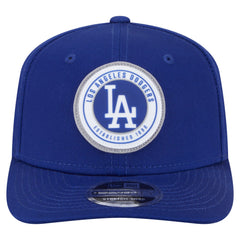 MLB Los Angeles Dodgers New Era Circle Patch 9SEVENTY Stretch-Snap Hat
