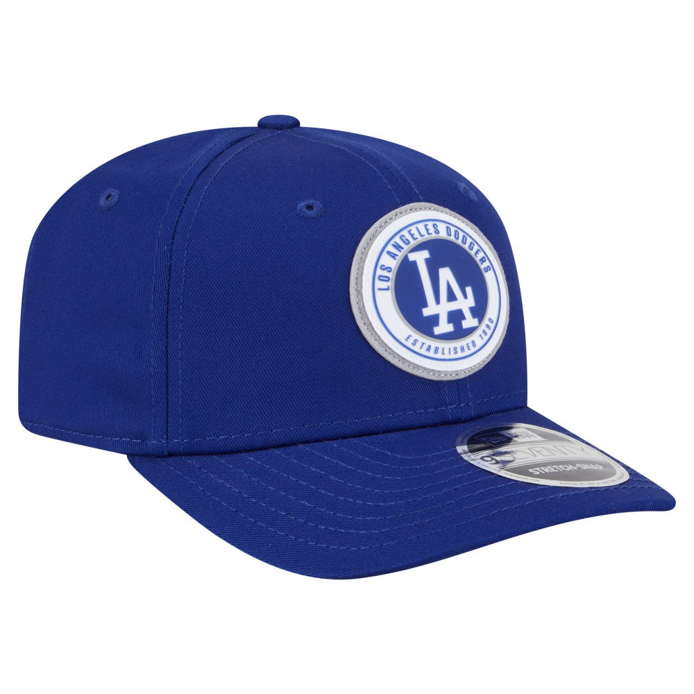 MLB Los Angeles Dodgers New Era Circle Patch 9SEVENTY Stretch-Snap Hat