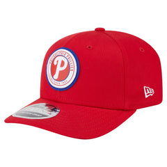 MLB Philadelphia Phillies New Era Circle Patch 9SEVENTY Stretch-Snap Hat
