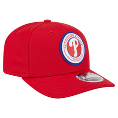 MLB Philadelphia Phillies New Era Circle Patch 9SEVENTY Stretch-Snap Hat