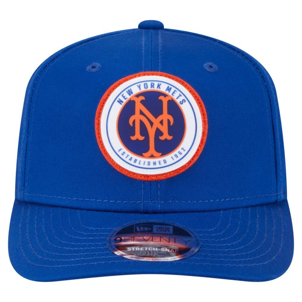 MLB New York Mets New Era Circle Patch 9SEVENTY Stretch-Snap Hat