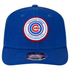 MLB Chicago Cubs New Era Circle Patch 9SEVENTY Stretch-Snap Hat