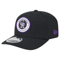 MLB Colorado Rockies New Era Circle Patch 9SEVENTY Stretch-Snap Hat