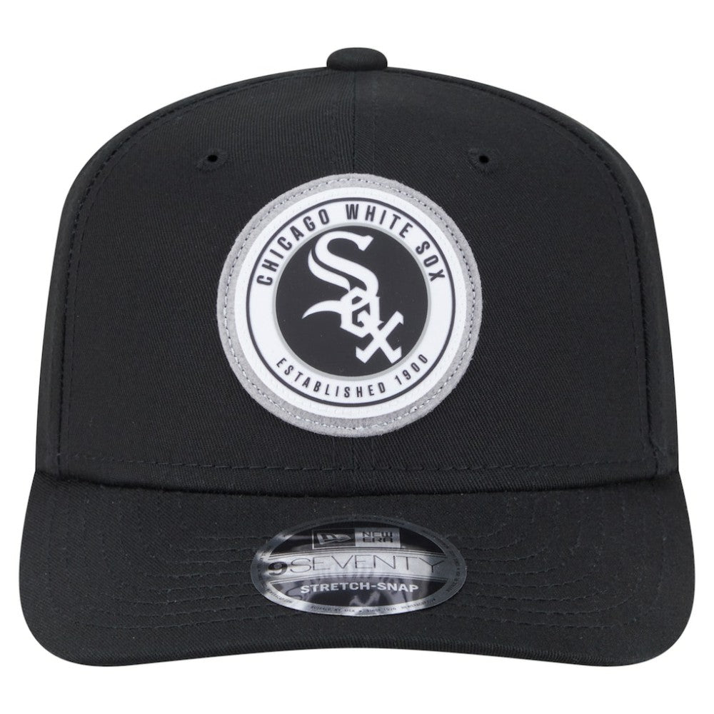 MLB Chicago White Sox New Era Circle Patch 9SEVENTY Stretch-Snap Hat