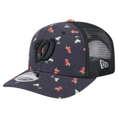 MLB Washington Nationals New Era Adventure Drinks Pattern 9SEVENTY Stretch-Snap Hat