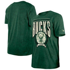 NBA Milwaukee Bucks Throwback Vintage Boxy Mineral Wash T-Shirt