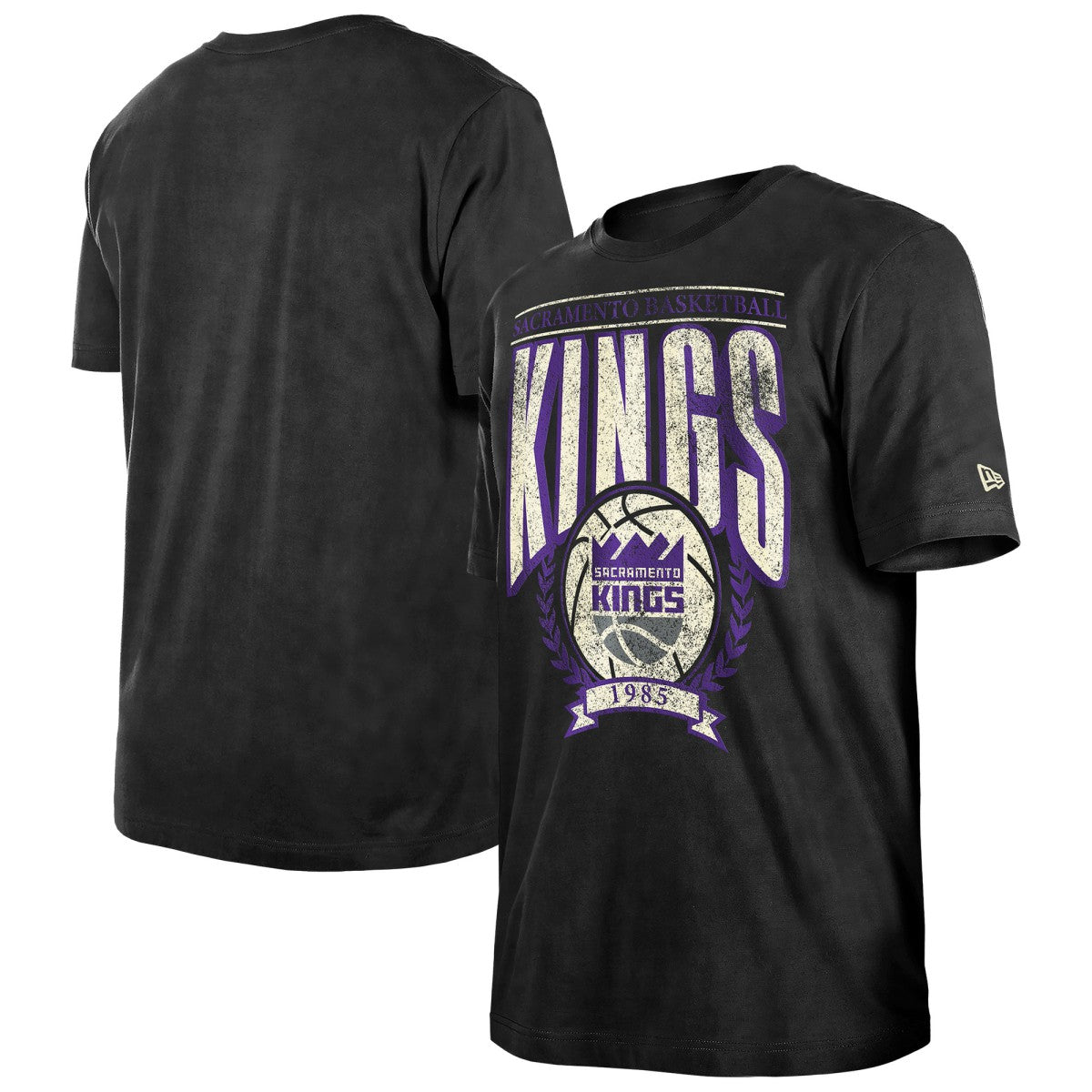 NBA Sacramento Kings Throwback Vintage Boxy Mineral Wash T-Shirt