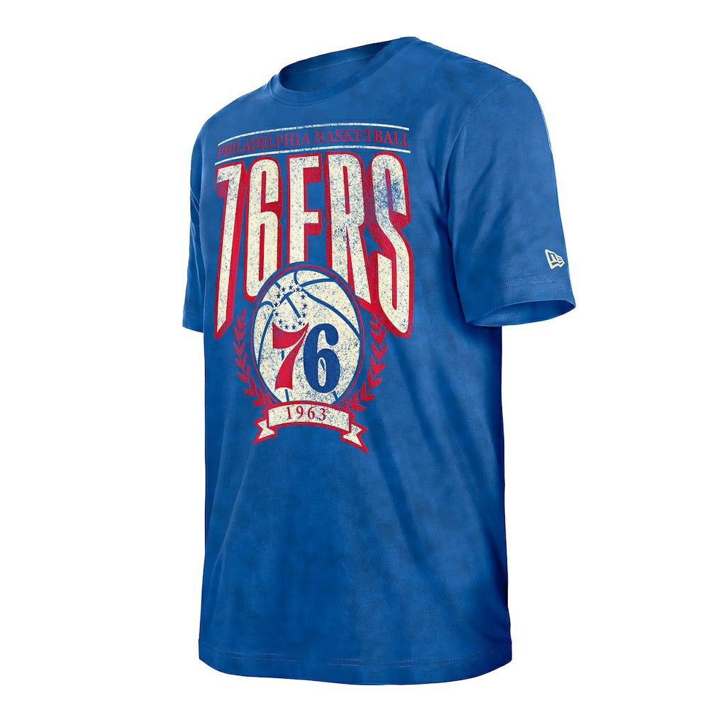 NBA Philadelphia 76ers Throwback Vintage Boxy Mineral Wash T-Shirt