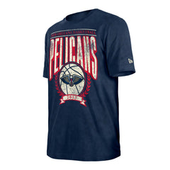 NBA New Orleans Pelicans Throwback Vintage Boxy Mineral Wash T-Shirt
