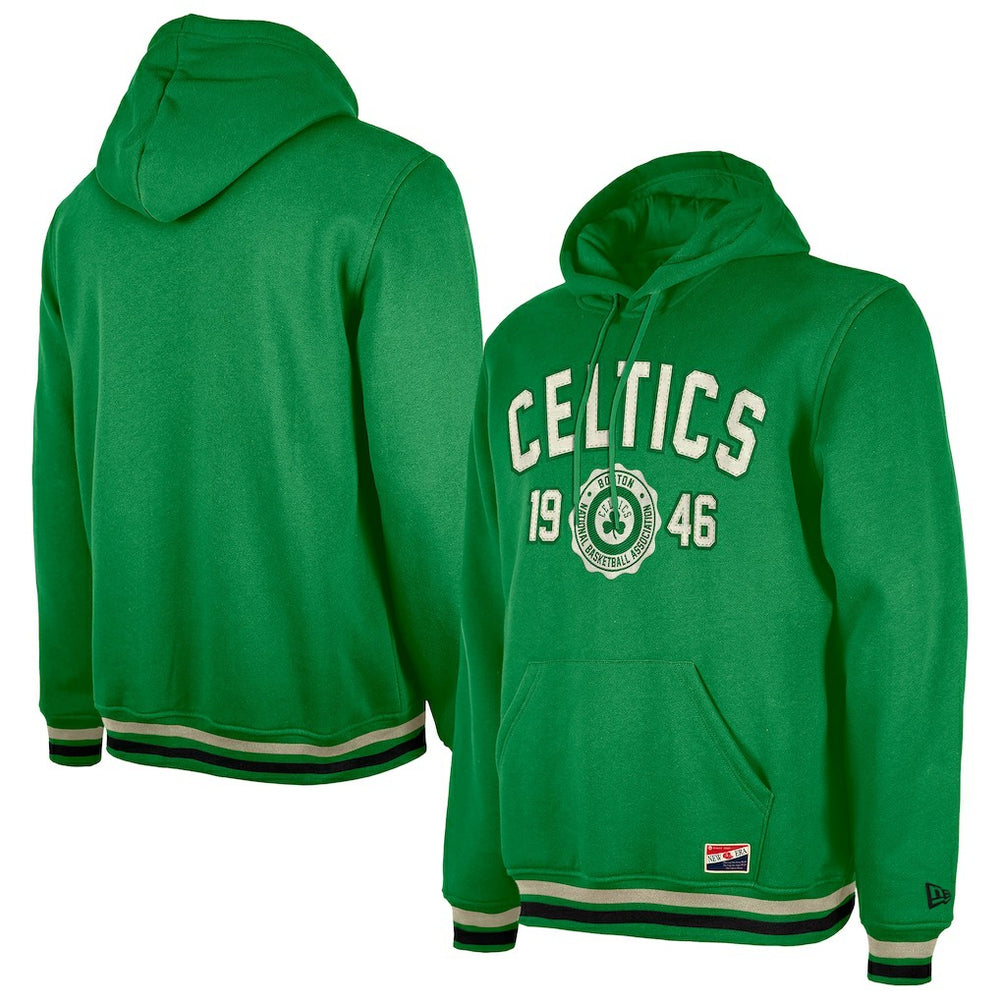 NBA Boston Celtics Throwback Vintage Pullover Hoodie