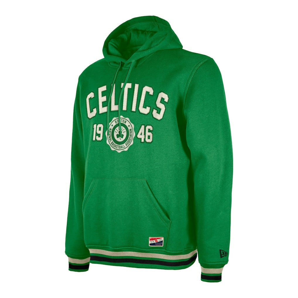 NBA Boston Celtics Throwback Vintage Pullover Hoodie