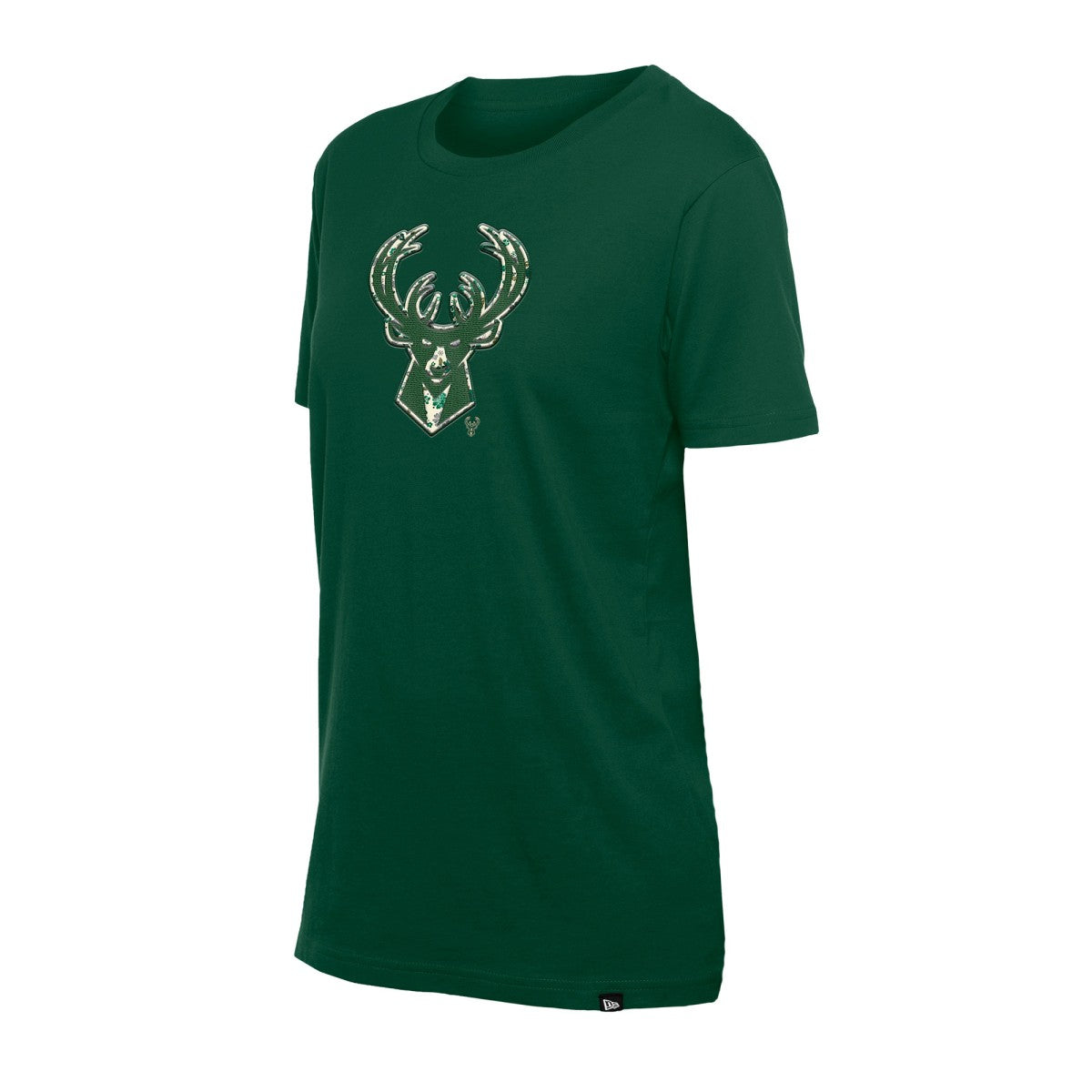NBA Milwaukee Bucks Women's Glam Game Flower T-Shirt