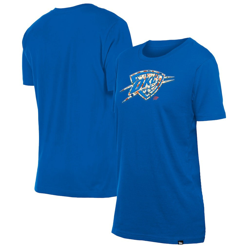 NBA Oklahoma City Thunder Women's Glam Game Flower T-Shirt