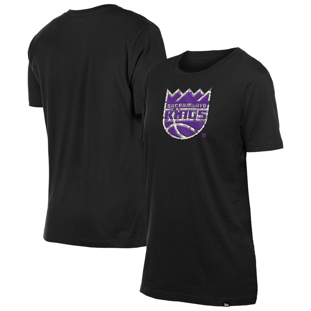 NBA Sacramento Kings Women's Glam Game Flower T-Shirt