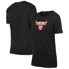 NBA Chicago Bulls Women's Glam Game Flower T-Shirt sale