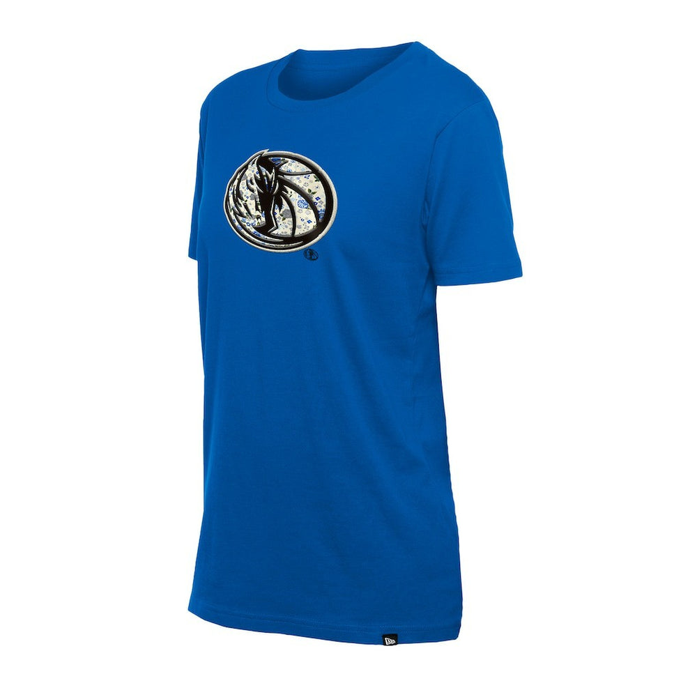 NBA Dallas Mavericks Women's Glam Game Flower T-Shirt sale
