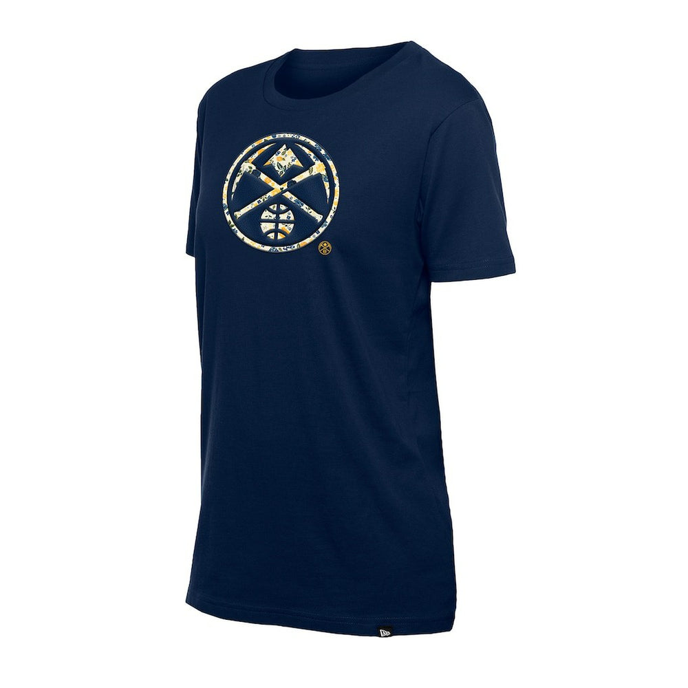 NBA Denver Nuggets Women's Glam Game Flower T-Shirt sale